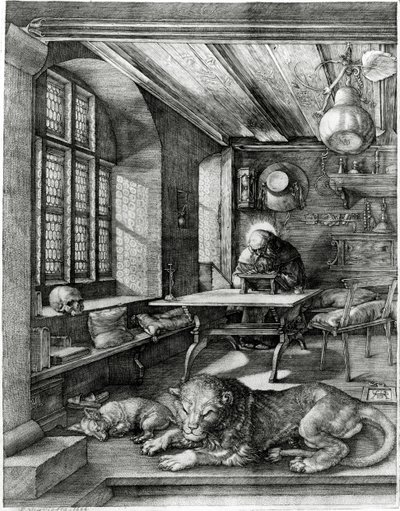St. Jerome in his Study by Albrecht Dürer